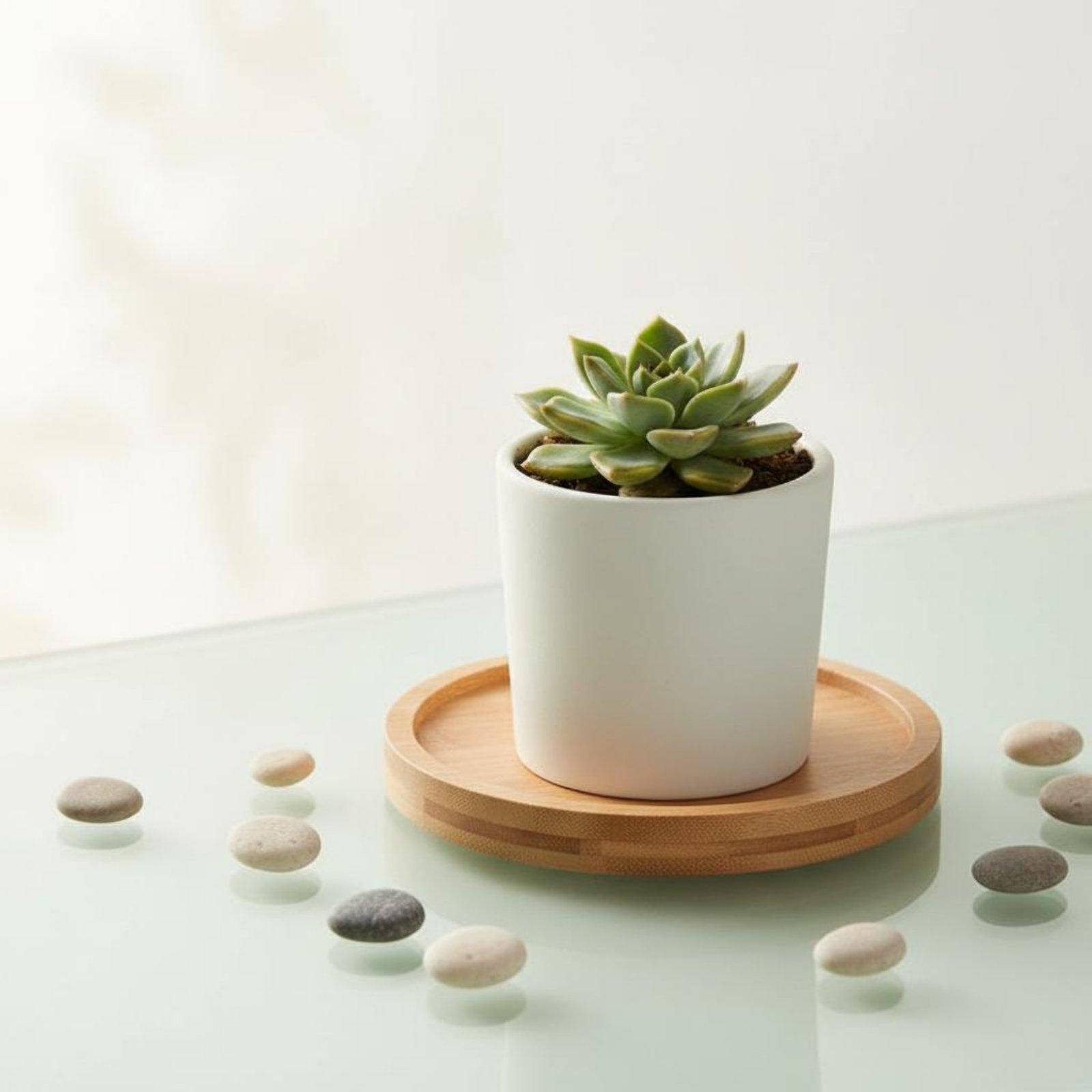 竹製工業用トレイ、小型正方形植木鉢用受け皿、植木鉢用ドリップ - Drip Tray Saucer のレビューと価格