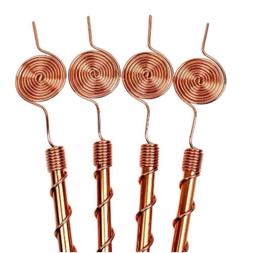 新しいスパイラルコイル式電気栽培用支柱。耐久性に優れたガーデ - Copper Wire Roll のレビューと価格