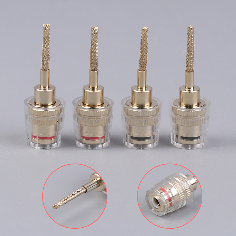 2個または4個入り、4mmバナナプラグ（メス）-2mmピンコ - Copper Wire Roll のレビューと価格