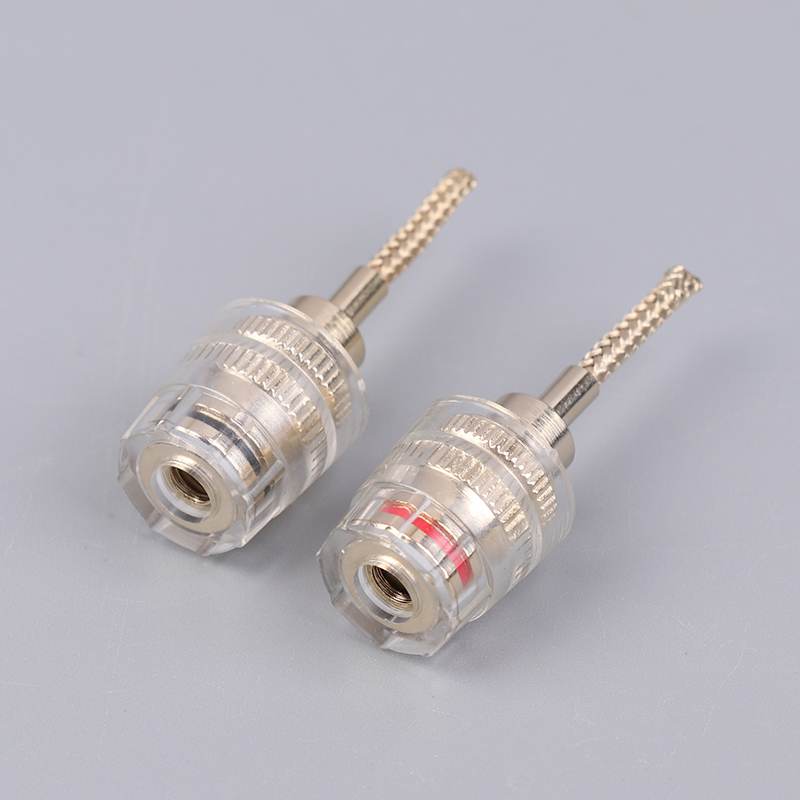 2個または4個入り、4mmバナナプラグ（メス）-2mmピンコ - Copper Wire Roll のレビューと価格
