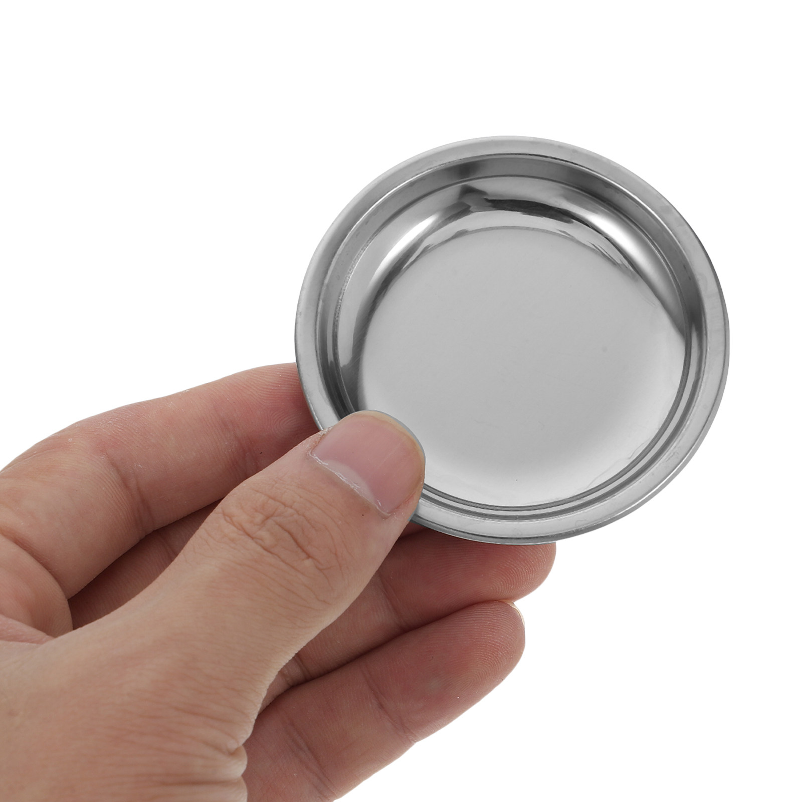 ステンレス製ティーバッグ用ソーサー6個入り、茶こし付き、丸型 - Drip Tray Saucer のレビューと価格