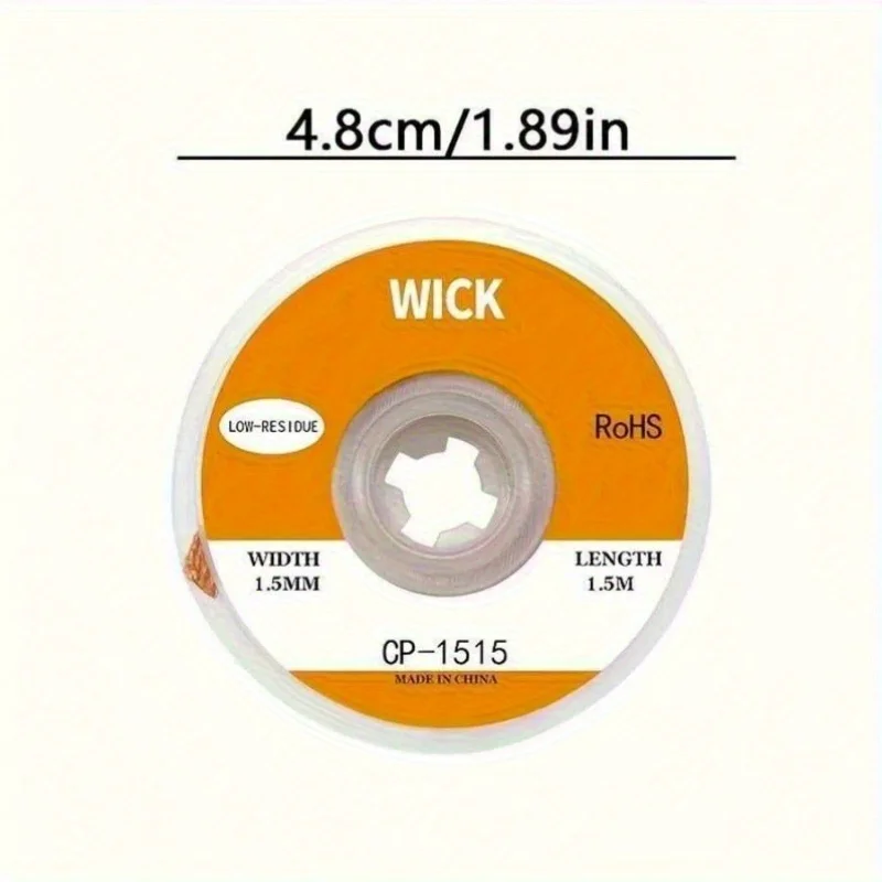 1.5m はんだ吸い取りテープ 銅製 溶接はんだ除去剤 1. - Copper Wire Roll のレビューと価格