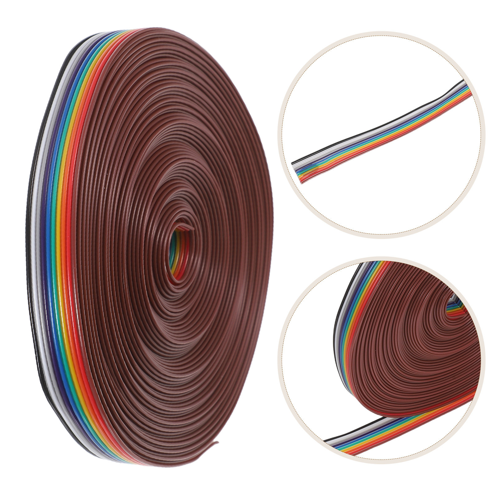 1ロール、フラットリボンケーブル、IDC 10P、28AWG - Copper Wire Roll のレビューと価格